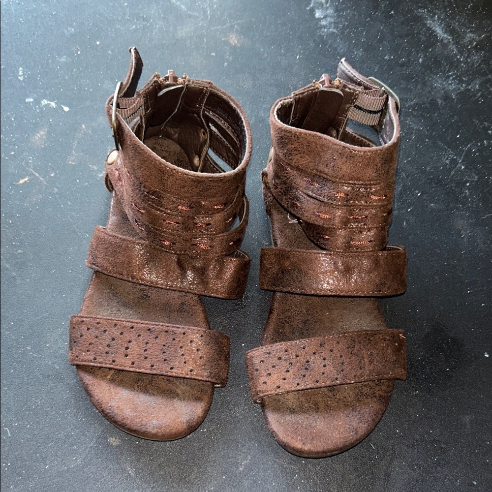 Corkys Brown Kids Shoes Slippers